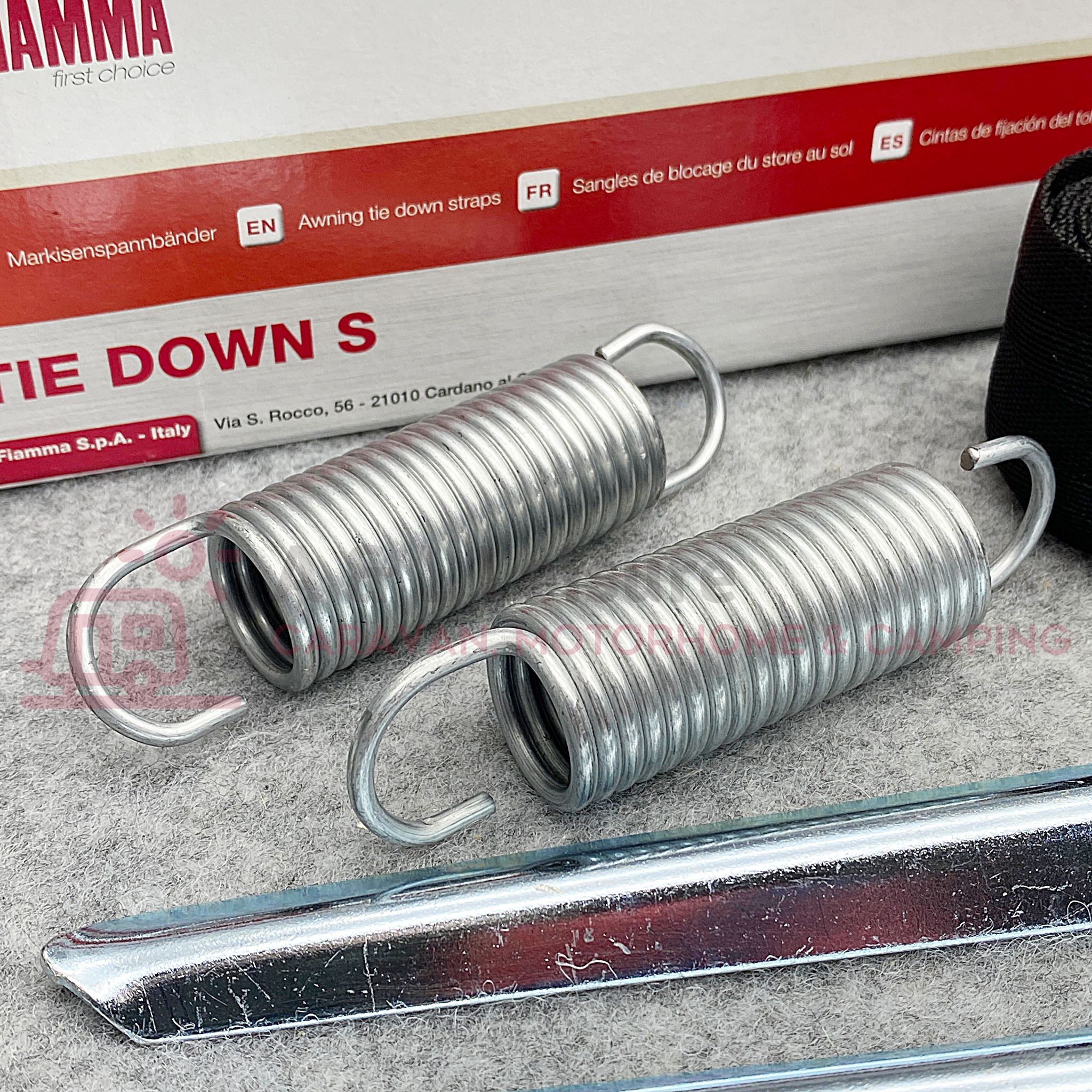 FIAMMA Canopy Tie Down Kit S - BLACK
